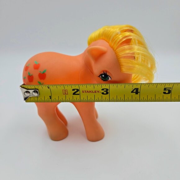 My Little Pony G1 Applejack Hasbro 1983 MLP Toy Missing Tail Read - Picture 2 of 9